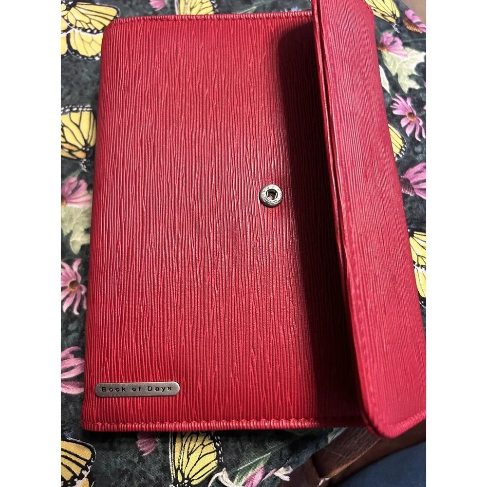 Vtg Book Of Days Planner / Diary / Journal / Address cigarettes ad Tri-fold 2001